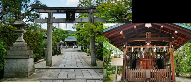 京都洛中敷地神社：わら天神